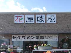 前橋　花屋　店舗看板