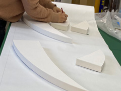 前橋　切り文字　取付工事