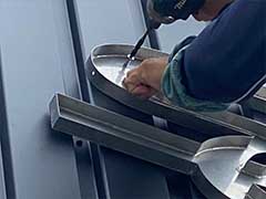 前橋　チャンネル文字　取付工事