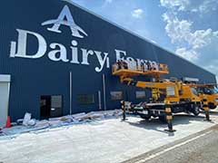 前橋　切り文字　取付工事