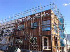 前橋　切り文字　取付工事